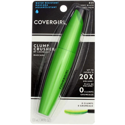 CoverGirl LashBlast Clump Crusher Water Resistant Mascara, Very Black 825, 0.44 fl oz