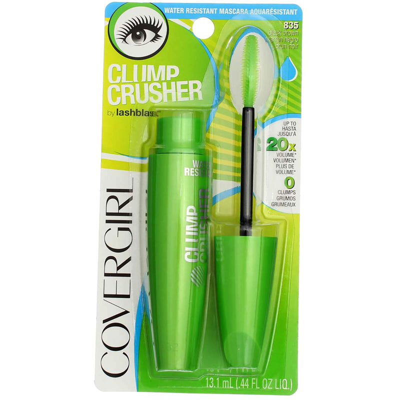CoverGirl LashBlast Clump Crusher Water Resistant Mascara, Black Brown 835, 0.44 fl oz