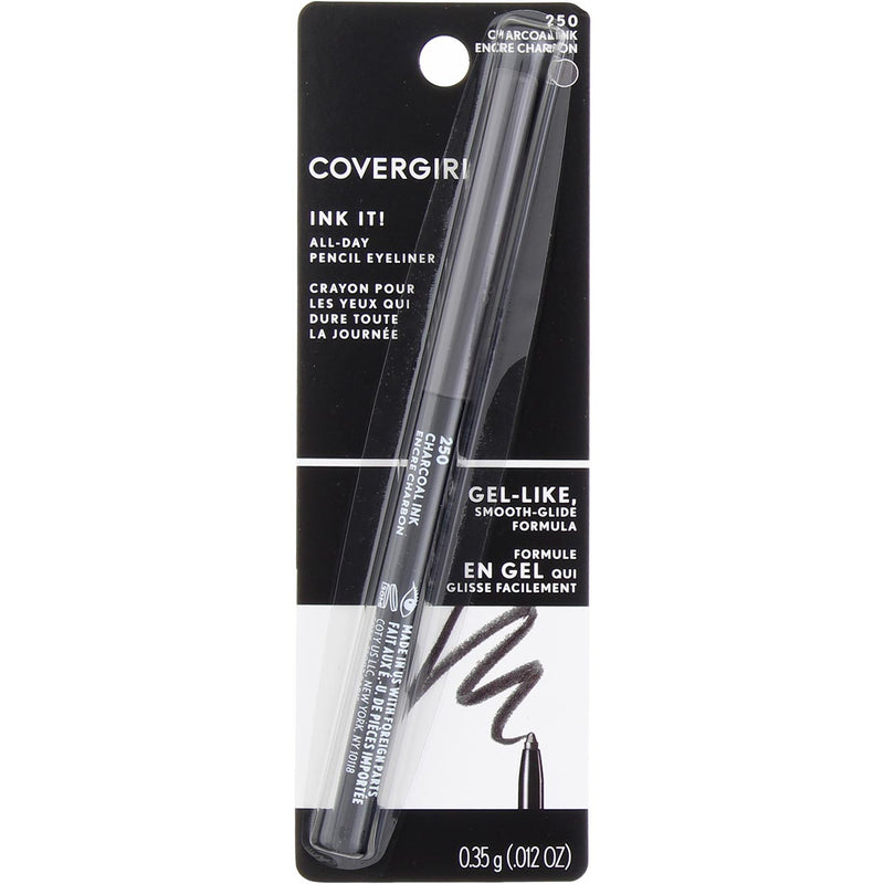 COVERGIRL Ink It! by Perfect Point Plus Waterproof Eyeliner, Charcoal Ink 250 (packaging may vary)