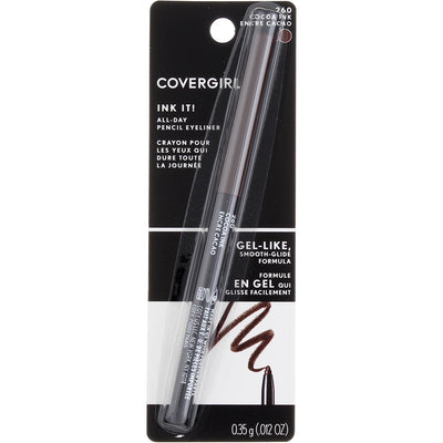 CoverGirl Ink It! Perfect Point Plus Eyeliner, Cocoa 260, Washable, 0.012 oz
