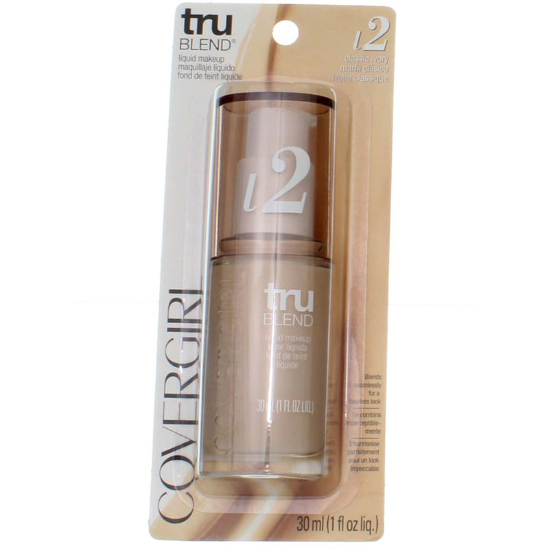 CoverGirl TruBlend Light Weight Liquid Makeup, Classic Ivory L2, 1 fl oz