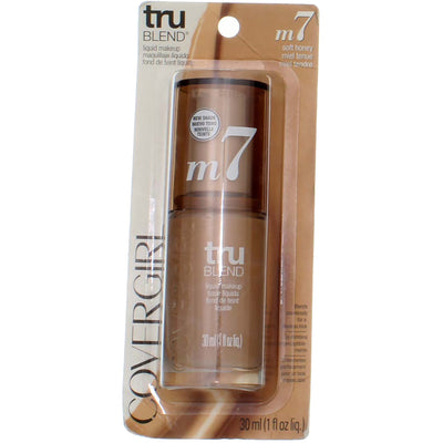 CoverGirl TruBlend Light Weight Liquid Makeup, Soft Honey M7, 1 fl oz