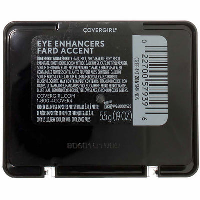 CoverGirl Eye Enhancers 4-Kit Eyeshadow, Smokey Nudes 286, 0.19 oz