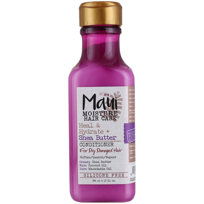 Maui Moisture Heal And Hydrate + Shea Butter Hair Care Conditioner, Shea Butter, 13 fl oz