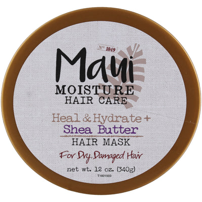 Maui Moisture Heal And Hydrate + Shea Butter Hair Mask, Coconut, 12 oz