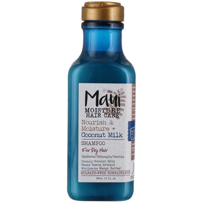Maui Moisture Nourish And Moisture + Coconut Milk Hair Care Shampoo, 13 fl oz