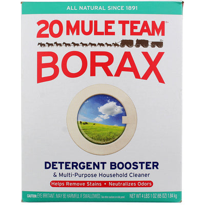 Borax 20 Mule Team Detergent Booster Powder, 65 oz