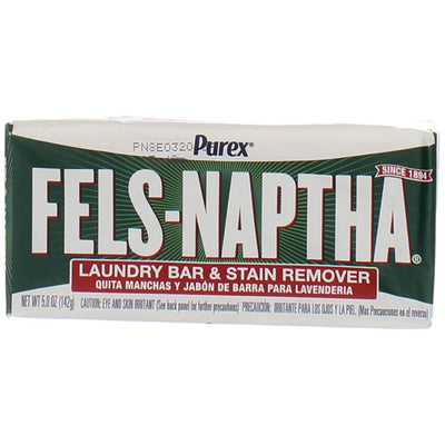 Purex Fels-Naptha Laundry and Stain Remover Bar, 5 oz