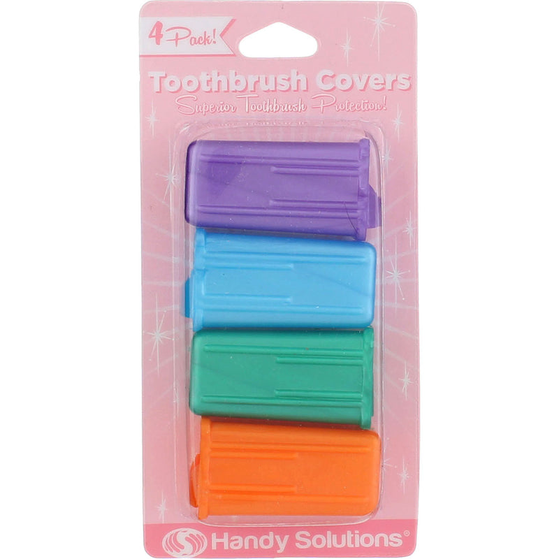 Handy Solutions Toothbrush Covers, 4 Ct