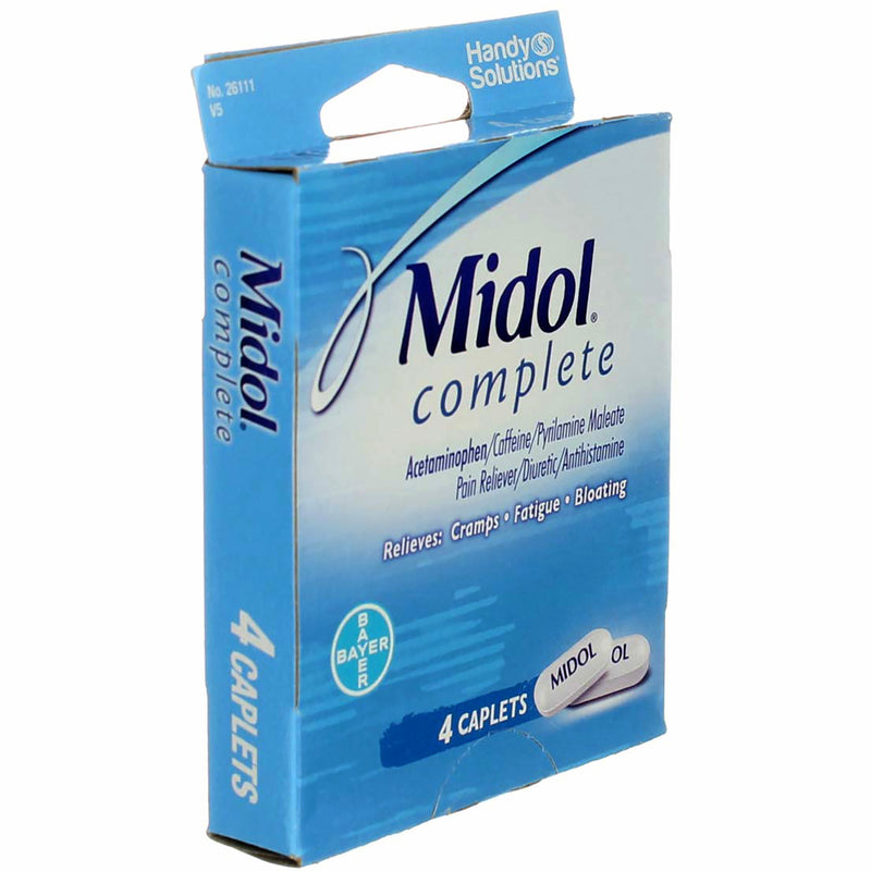 Midol Complete Caplets, 4 Ct