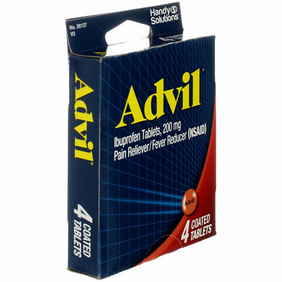 Advil Coated Tablets, 200 mg, 4 Ct