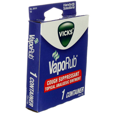 Vicks VapoRub Cough Suppressant Topical Analgesic, 0.45 oz