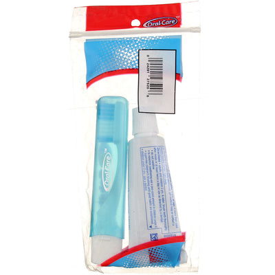 Crest Travel-Size Toothbrush With Toothpaste, 0.85 Oz, Assorted Colors