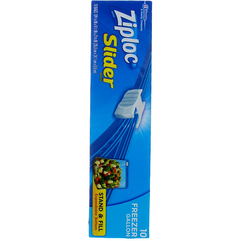 Ziploc Slider Freezer Bags - 1 gallons (10 Count (Pack of 2))