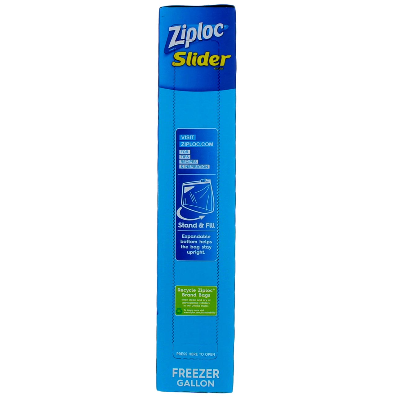 Ziploc Slider Freezer Bags, Gal., 10-Ct.
