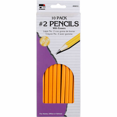 Charles Leonard Inc #2 Pencils, 10 Ct