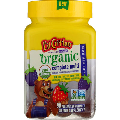 Vitafusion Lil'Critters Complete Multivitamin Gummies For Kids, 90 Ct, Mixed Berry 12.8 oz
