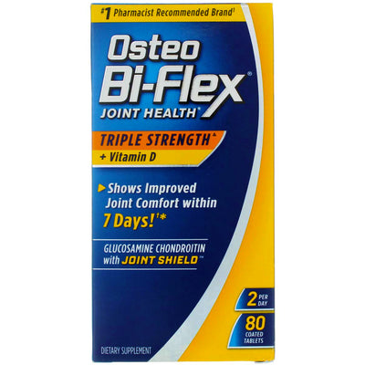 Osteo Bi-Flex Triple Strength + Vitamin D Coated Tablets, 80 Ct