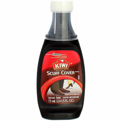 Kiwi Scuff Cover Instant Shine, Brown, 2.4 fl oz