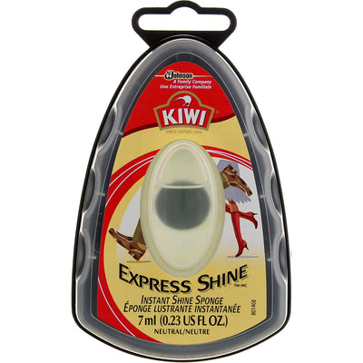 Kiwi Express Shine Sponge, Instant Shine, 0.23 fl oz