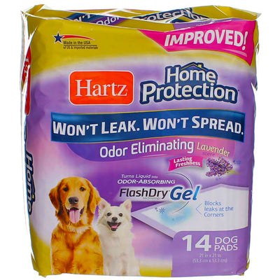 Hartz Home Protection Dog Pads, Lavender, 14 Ct