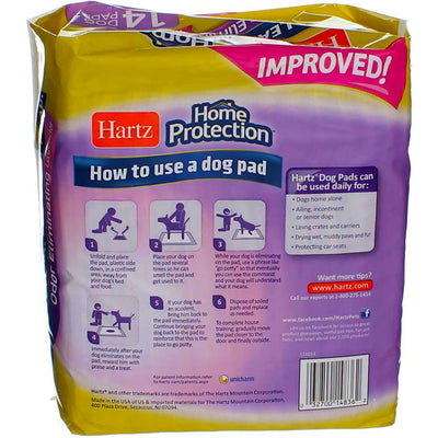 Hartz Home Protection Dog Pads, Lavender, 14 Ct