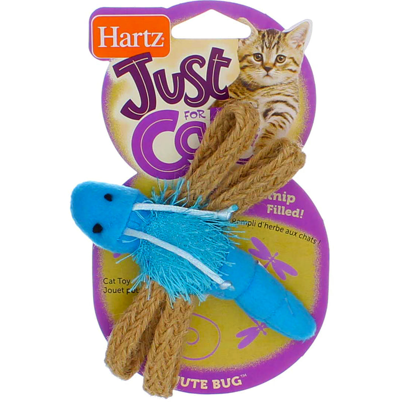 Hartz Just For Cats Jute Bug Cat Toy, Catnip Filled