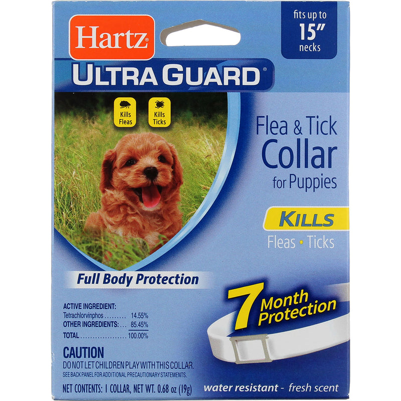 Hartz UltraGuard Flea & Tick Collar for Puppies, 15 inch
