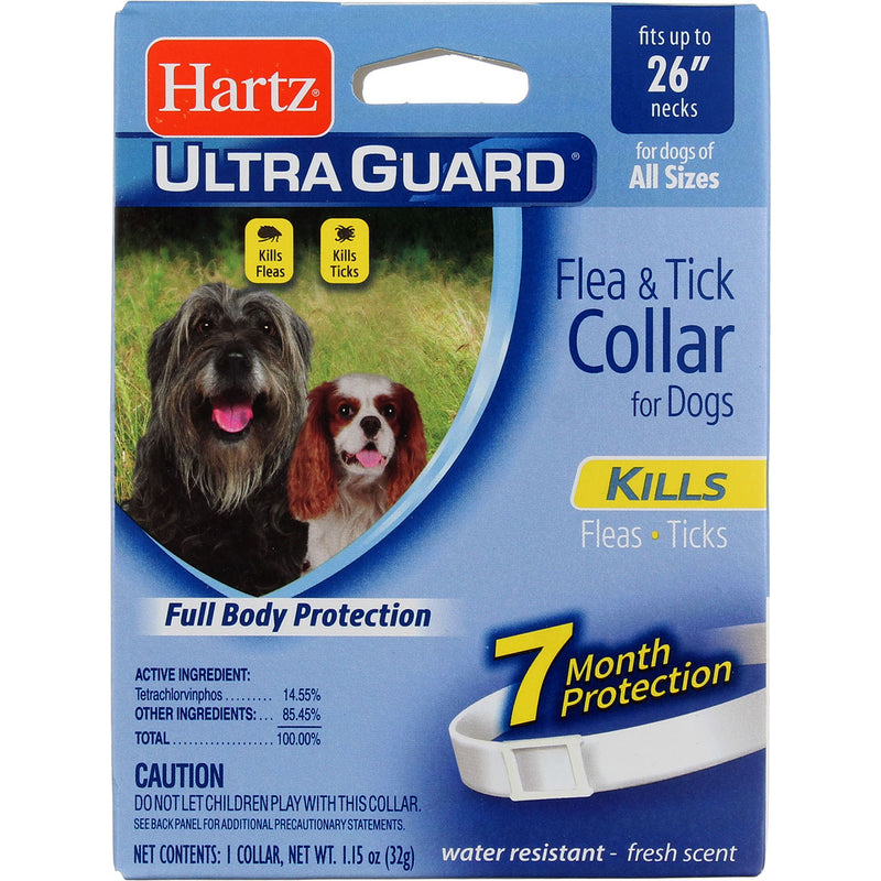 Hartz UltraGuard Flea & Tick Collar for Dogs, 26 inch