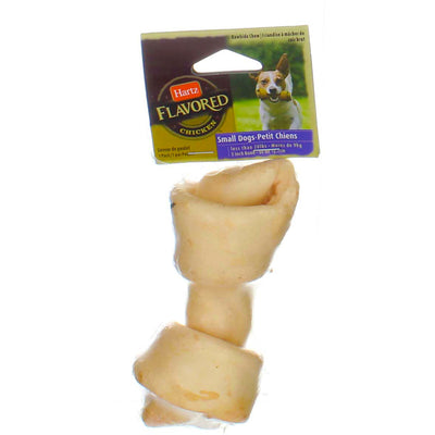 Hartz Flavored Rawhide Bone for Small Dogs, Chicken, 5 inch