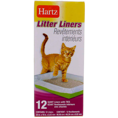 Hartz Cat Litter Liners Giant, 12 Ct