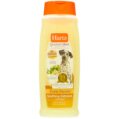 Hartz Groomer's Best Soothing Oatmeal Dog Shampoo, Buttermilk, 18 fl oz