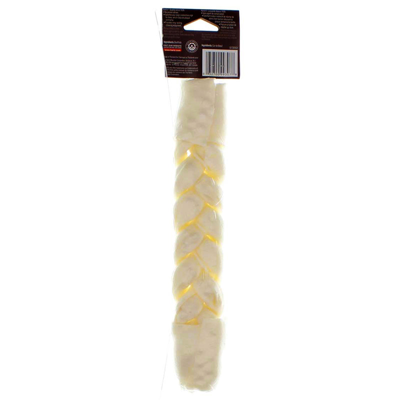Hartz Natural Rawhide Braided Twist for Large Dogs, 10 Inch