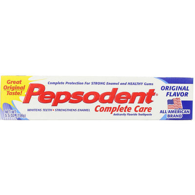 Pepsodent Complete Care Toothpaste, Original, 5.5 oz