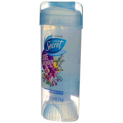 Secret Fresh Clear Gel Antiperspirant Deodorant, Luxe Lavender, 2.6 oz