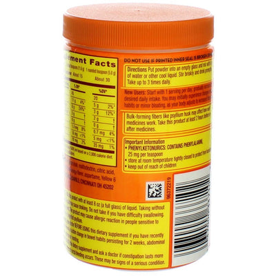 Metamucil 4-in-1 MultiHealth Sugar-Free Fiber Supplement Powder, Orange Smooth, 6.1 oz