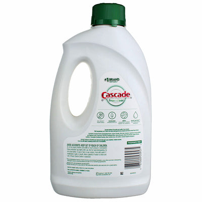 Cascade Free And Clear Dishwasher Detergent, Lemon Essence, 60 oz