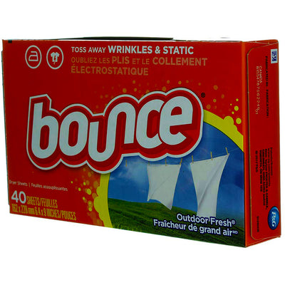 Bounce Fabric Softener Dryer Sheets, Outdoor Fresh, 40 Ct