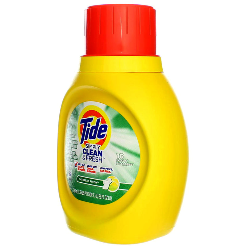 Tide Simply Clean & Fresh High Efficiency Laundry Detergent Liquid, Daybreak Fresh, 25 fl oz