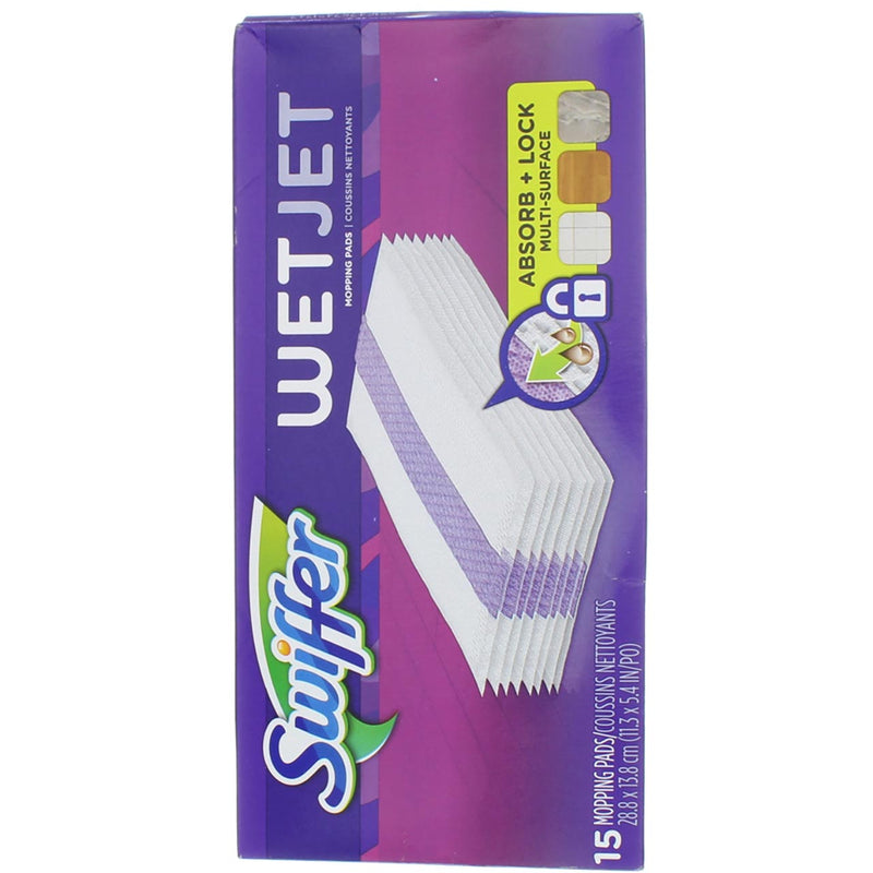 Swiffer WetJet Mopping Pad Refill, 15 Ct