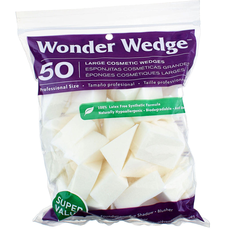 Wonder Wedge Cosmetic Makeup Wedges, 50 Ct