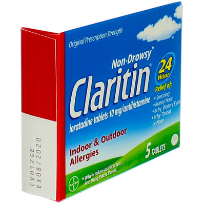 Claritin Non-Drowsy Antihistamine Tablets Tablets, 10 24-Hour, 5 Ct 0.3 oz