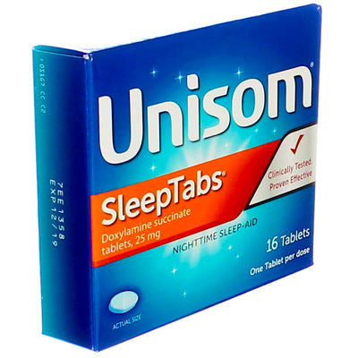 Unisom SleepTabs Nighttime Sleep-Aid Tablets, 16 Ct