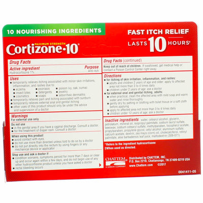 Cortizone 10 Maximum Strength Plus Anti-Itch Cream