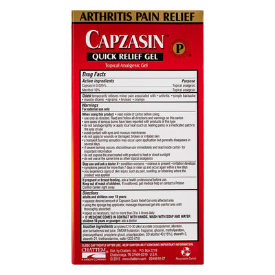 Capzasin Arthritis Pain Relief Topical Analgesic Gel, 1.5 oz