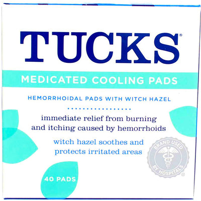 Tucks Medicated Cooling Pads, 40 Ct