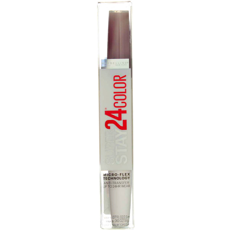 Maybelline Super Stay 24 2-Step Liquid Lipstick, Unlimited Raisin 50, 0.14 fl oz