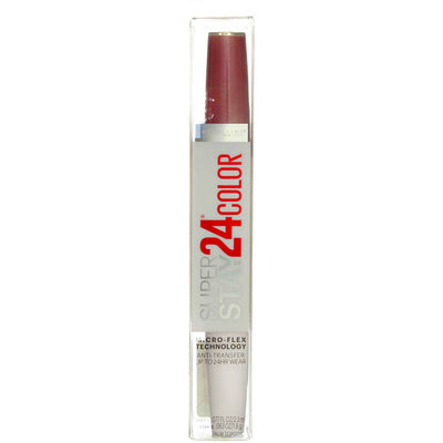 Maybelline Super Stay 24 2-Step Liquid Lipstick, Forever Chestnut 115, 0.14 fl oz