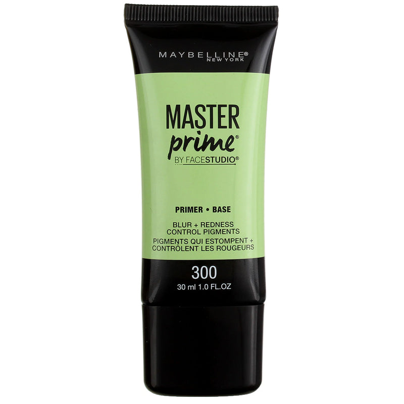 Maybelline Master Prime By FaceStudio Blur & Redness Primer + Base 300, 1 fl oz