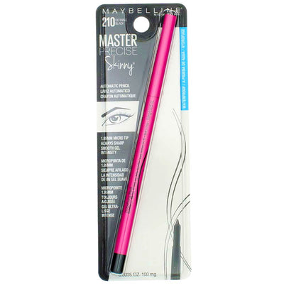 Maybelline Master Precise Skinny Eyeliner Pencil, Defining Black 210, Waterproof, 0.0035 oz